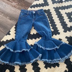 2T Bell Bottom Western Jeans NWT